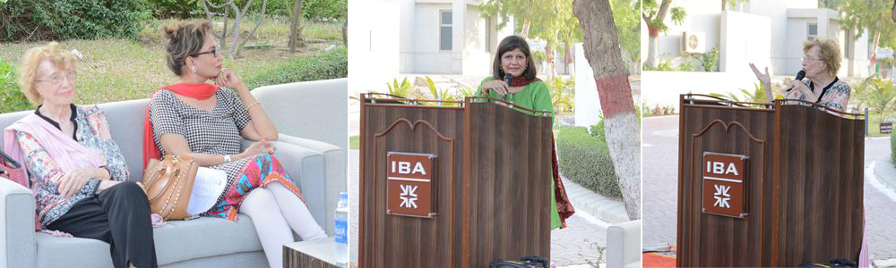 May 16, 2017: Inauguration Ceremony of Tabinda Chinoy's Reel Artwork at IBA Karachi