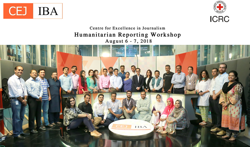 Humanitarian reporting workshop held at CEJ-IBA