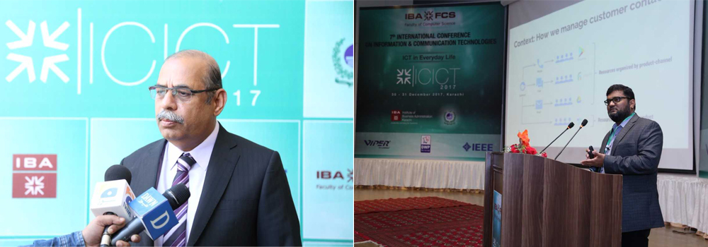 The 7th International Conference on ICT was held at the IBA Karachi