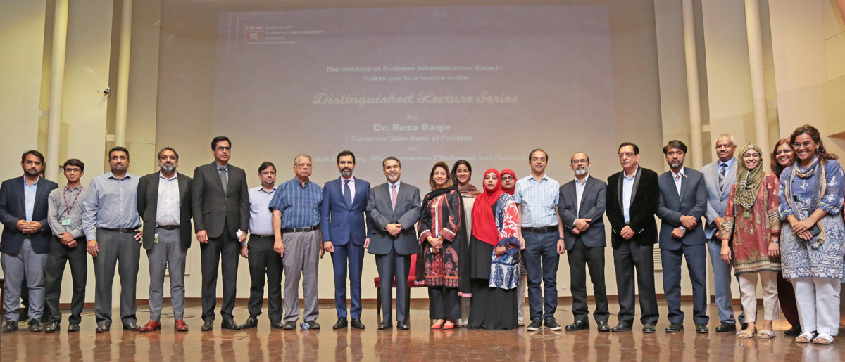 Distinguished Lecture on 'Pakistan Economy: Macroeconomic Challenges and Outlook' by Dr. Reza Baqir, Governor, State Bank of Pakistan