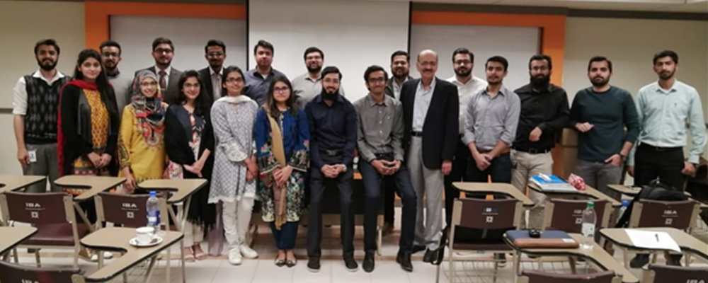 Mock Presentation Session for IBA Team Participating in CFA IRC 2019-20