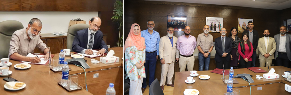 MoU Signing Ceremony between the IBA, Karachi and OTF