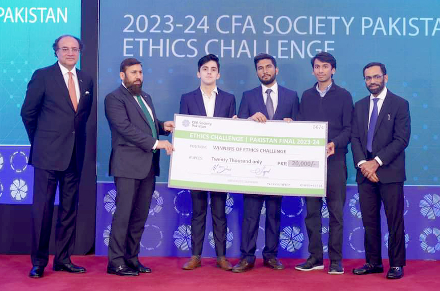IBA students win CFA Society Pakistan Ethics Challenge 2023-24