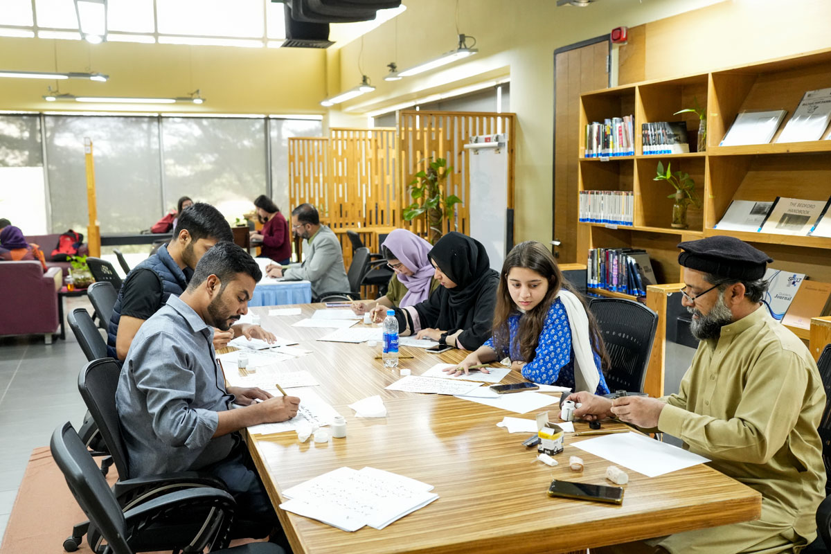 ACCW hosts an inspiring calligraphy workshop