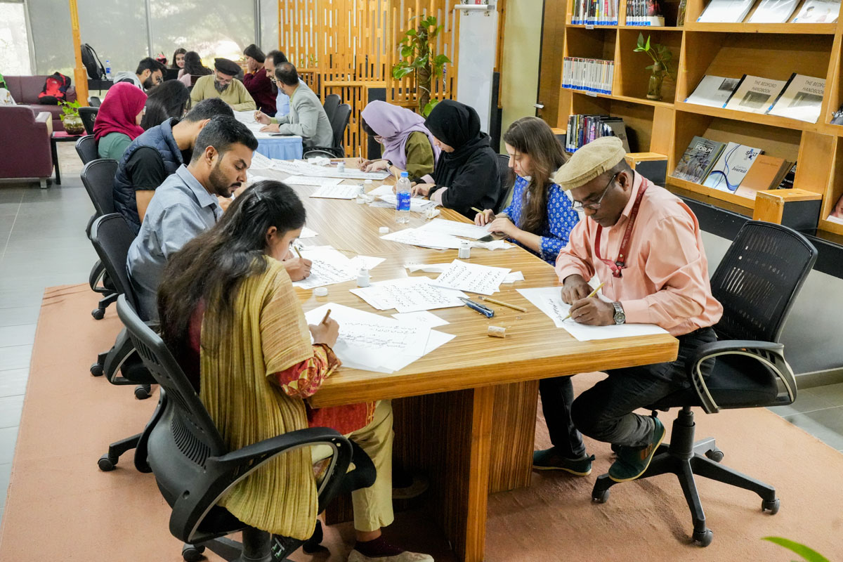 ACCW hosts an inspiring calligraphy workshop