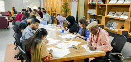 ACCW hosts an inspiring calligraphy workshop