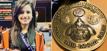 IBA Alumna secured a silver medal at the World Powerlifting Competition