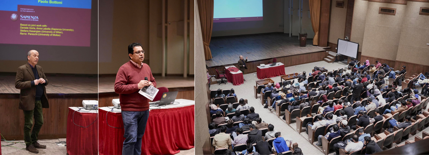 SMCS organized guest lectures on 'Blockchain and Smart Contracts' and 'Role and Growth of IT' by Professor Paolo Bottoni