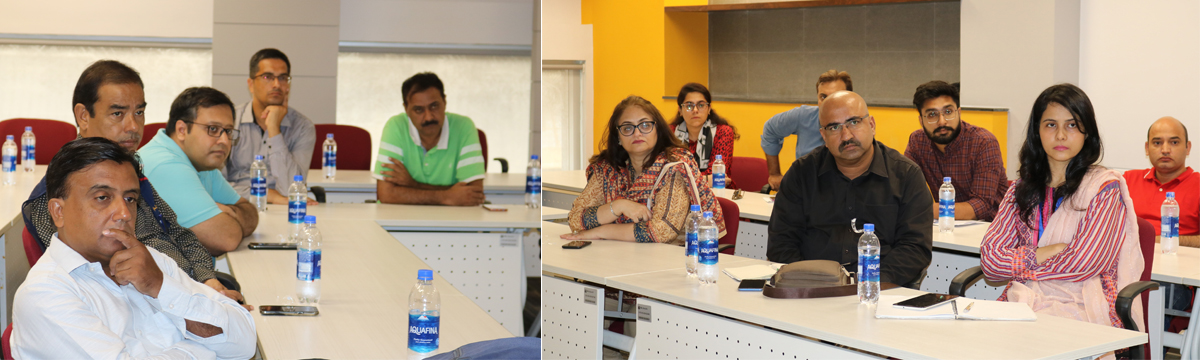Brainstorming session for journalists conducted at the IBA, Karachi