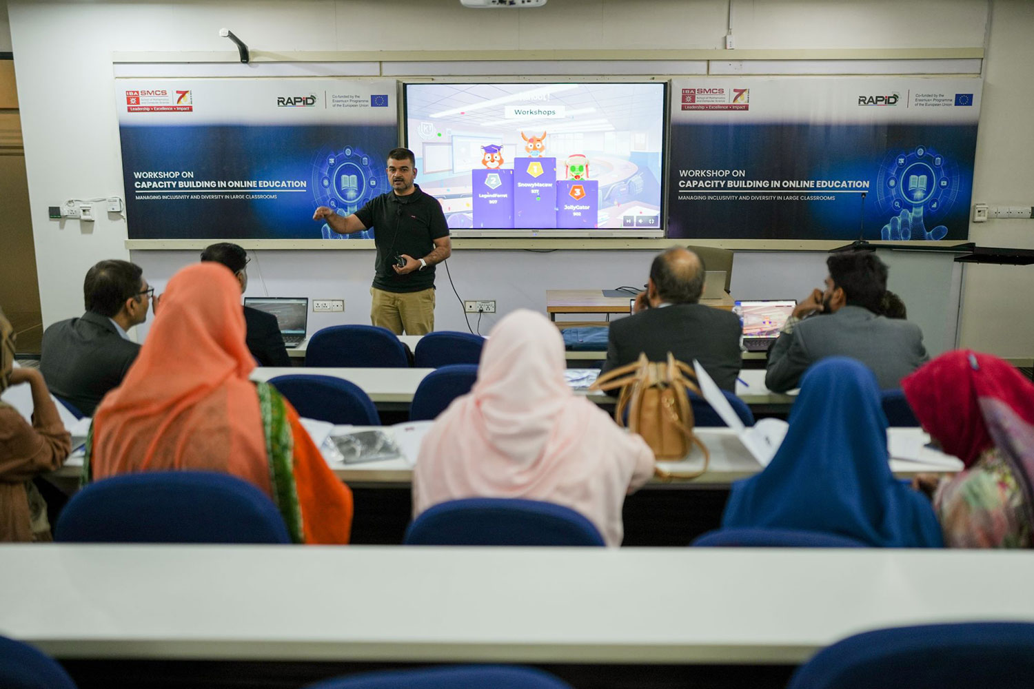 SMCS Hosts Workshop on 'Capacity Building in Online Education in Pakistan' under RAPIDE Erasmus+ Project