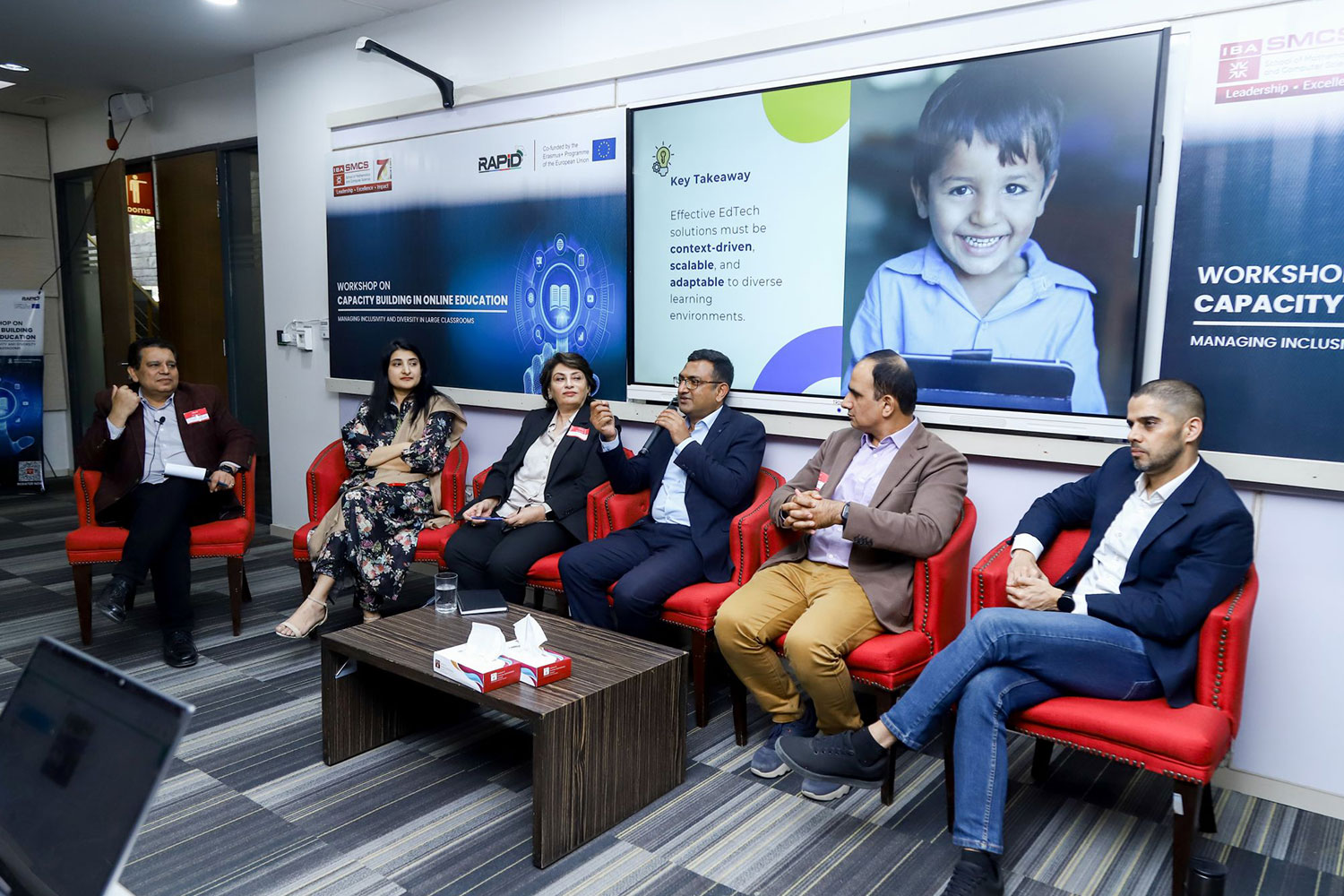 SMCS Hosts Workshop on 'Capacity Building in Online Education in Pakistan' under RAPIDE Erasmus+ Project