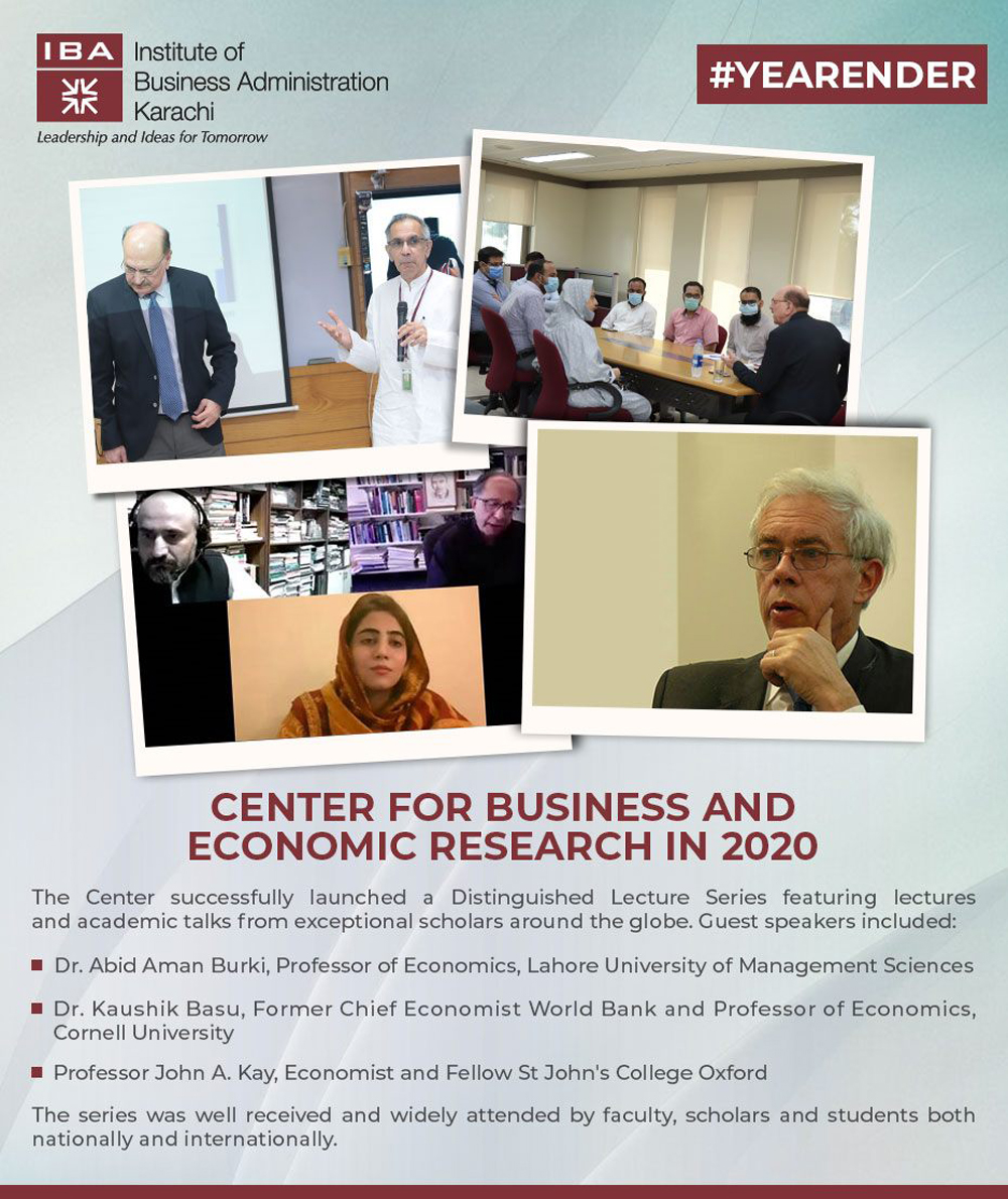 Centre for Business and Economic Research  - Highlights for the year 2020