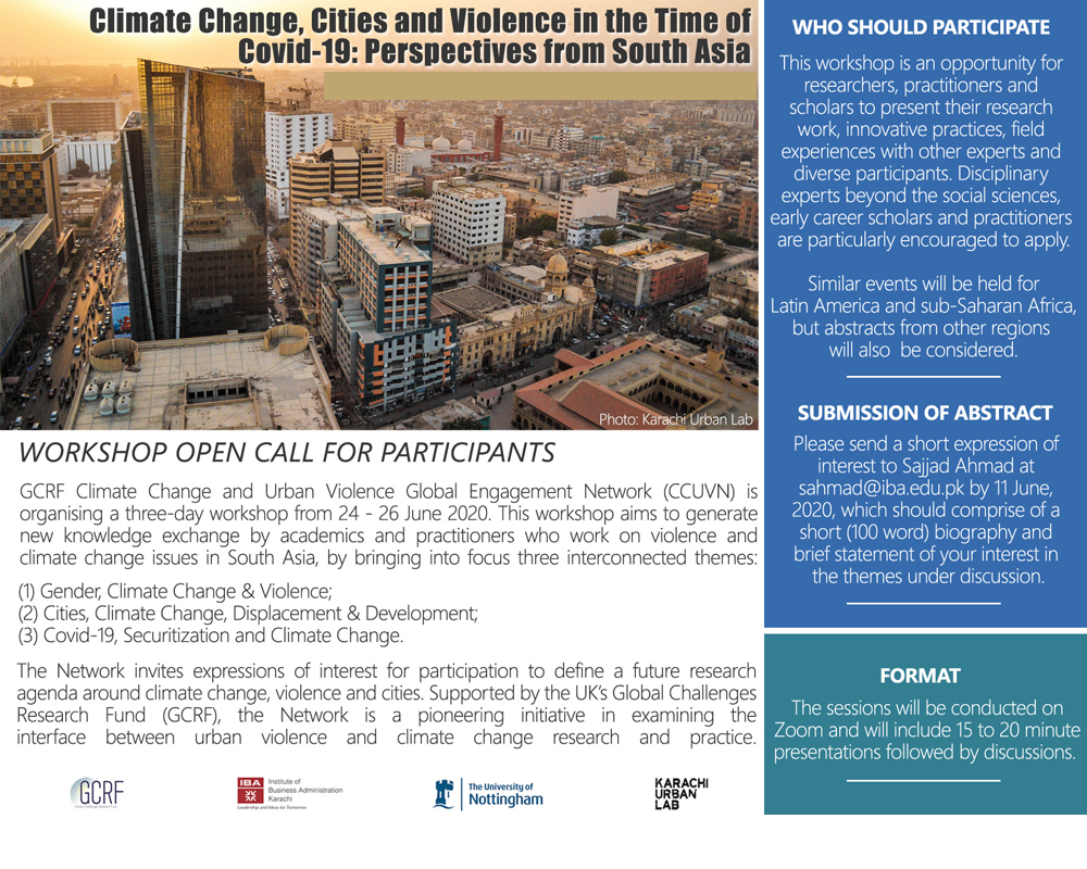 Climate Change, Cities and Violence in the Time of Covid-19: Perspectives from South Asia