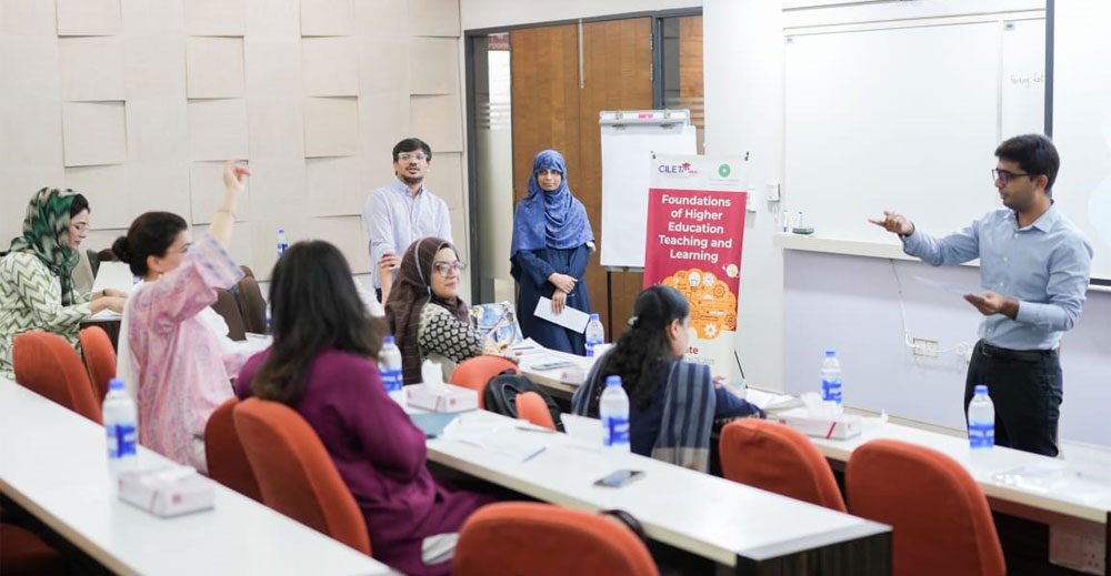 SBS-IBA and AKU organized first module of Foundations of Higher Education Teaching and Learning Program