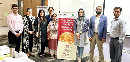 SBS-IBA and AKU organized first module of Foundations of Higher Education Teaching and Learning Program