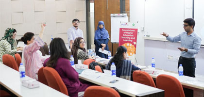 SBS-IBA and AKU organized first module of Foundations of Higher Education Teaching and Learning Program