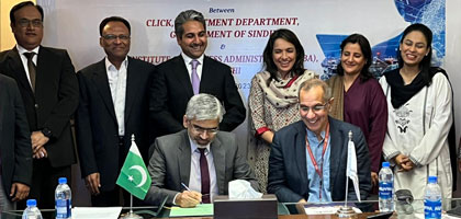 IBA Karachi and SID partnered under the 'Competitive and Livable City of Karachi (CLICK)' project funded by the World Bank to empower women owned and managed businesses