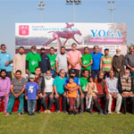 MBA Executive Department organizes a yoga session to encourage a healthy lifestyle