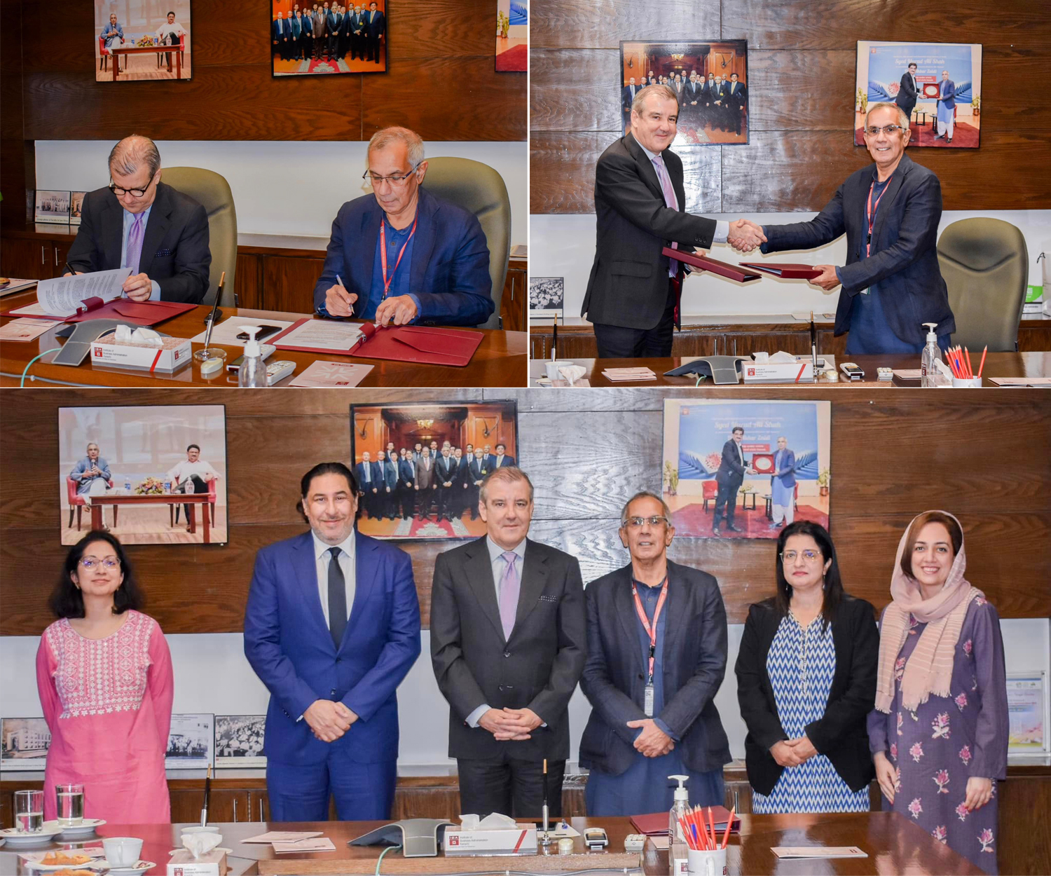 Executive Director IBA and Ambassador of Spain signed an MoU to introduce Spanish courses at IBA