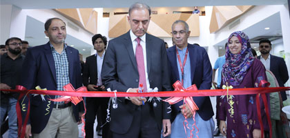 Governor SBP inaugurates the Finance Lab at the Institute of Business Administration (IBA), Karachi