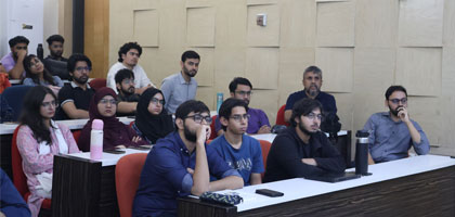 Guest Speaker Session Ahmed Ayub from Conrad Labs Delivers Insights on AI and Future Careers