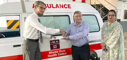 Healthcare facilities strengthened at IBA with Martin Dow's assistance