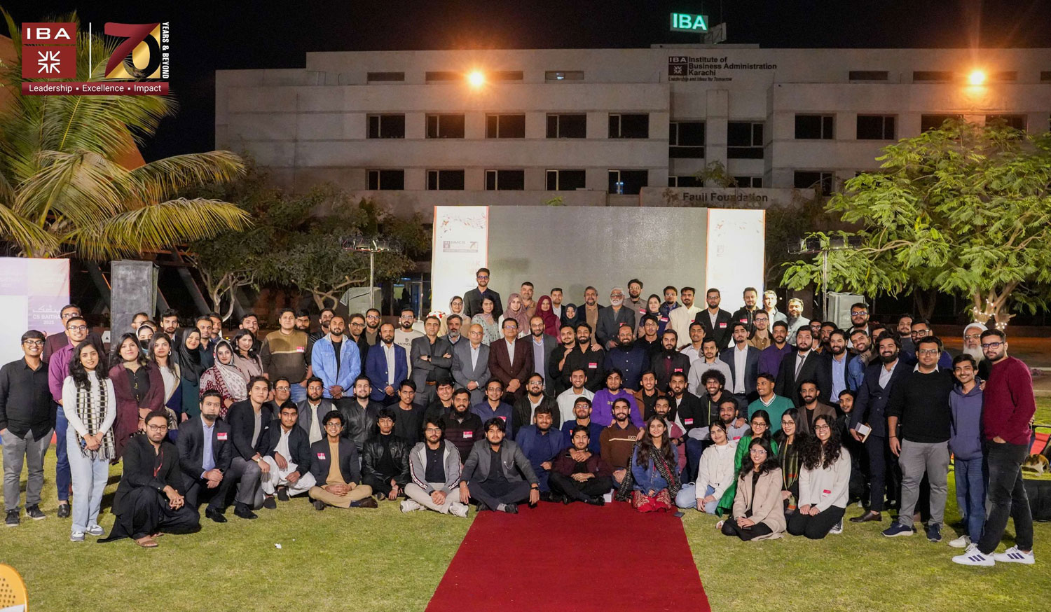 IBA Alumni Reconnect at CS Bhaitak 2025 for a Night of Reflection and Networking