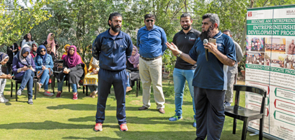 IBA CED organizes a fitness session for entrepreneurs