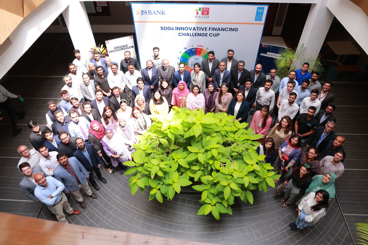 IBA-CED, UNDP Pakistan and JS Bank collaboratively organized SDGs Innovative Financing Challenge Cup’s Capacity Building Workshop