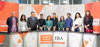 IBA Karachi welcomes 4th MS in Journalism cohort after program’s relaunch