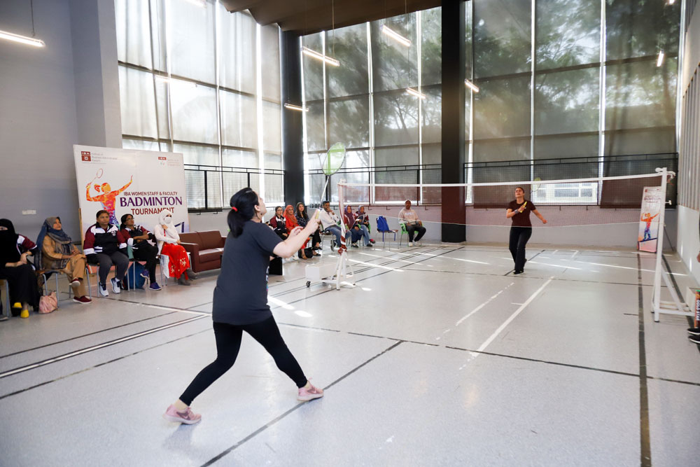 IBA fraternity shines at the first IBA Staff and Faculty Badminton Tournament