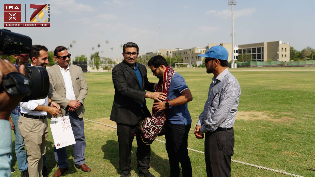 IBA Karachi Hosted an Inaugural Ceremony of the New Net Practice Cricket Pitches