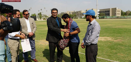 IBA Karachi Hosted an Inaugural Ceremony of the New Net Practice Cricket Pitches