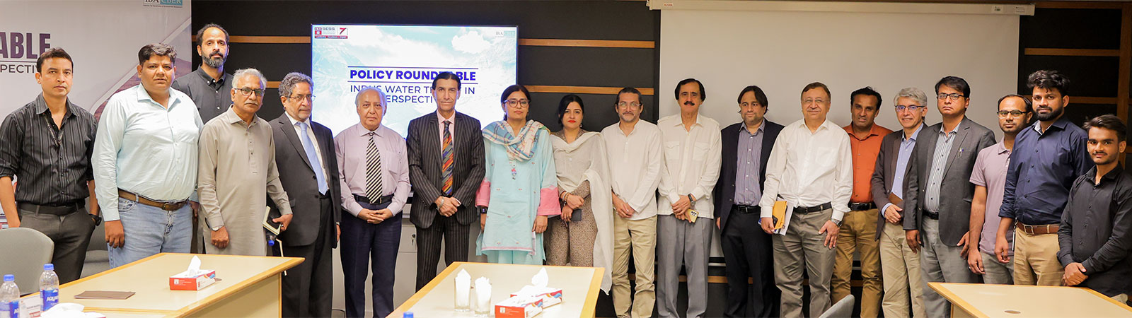 IBA Karachi hosted a policy roundtable – “Indus Water Treaty in perspective”<