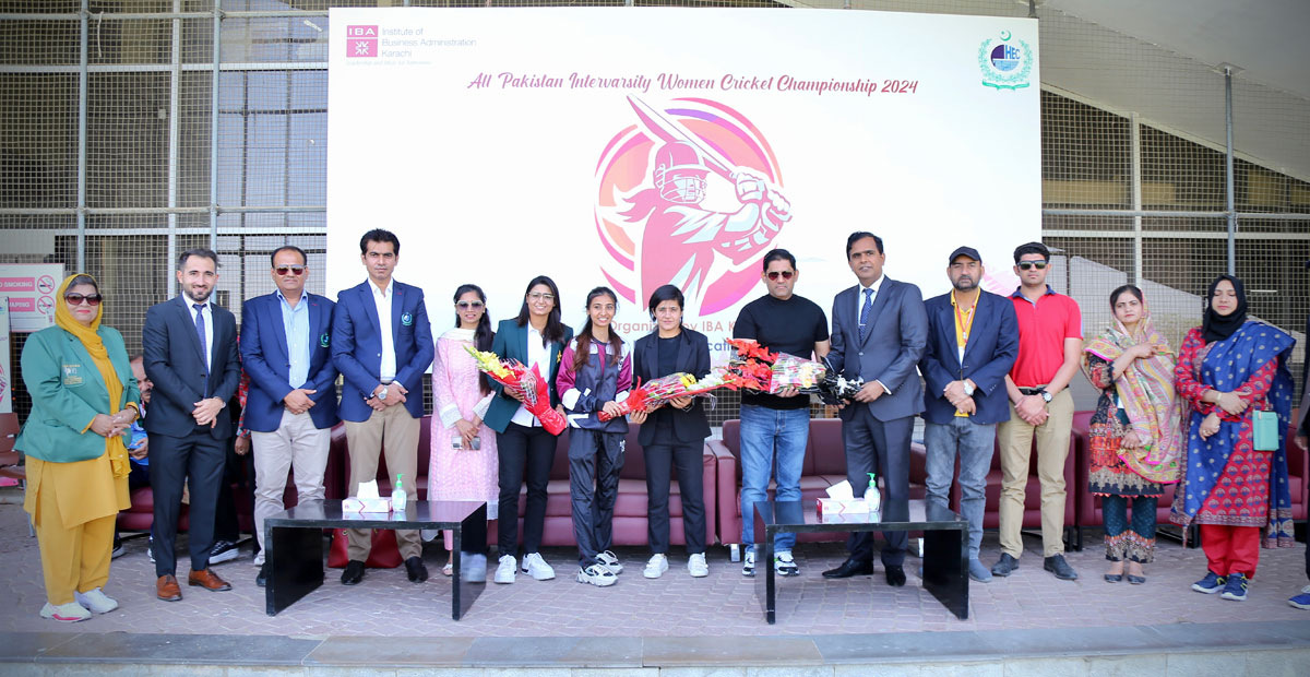 IBA Karachi hosts the 16th HEC All Pakistan Intervarsity Women's Cricket Championship 2023-24