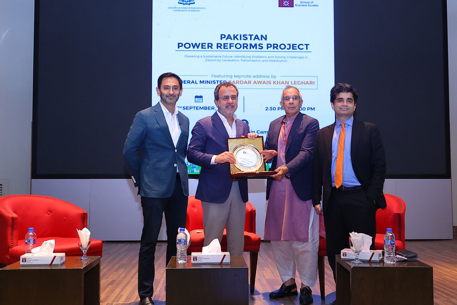 IBA Karachi Hosts Federal Minister for Power for a Keynote Address on 'Pakistan Power Reforms Project'