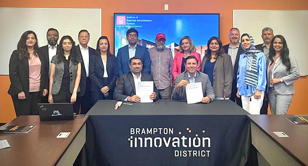 IBA Karachi partners with the City of Brampton to launch its first Startup Exchange Program