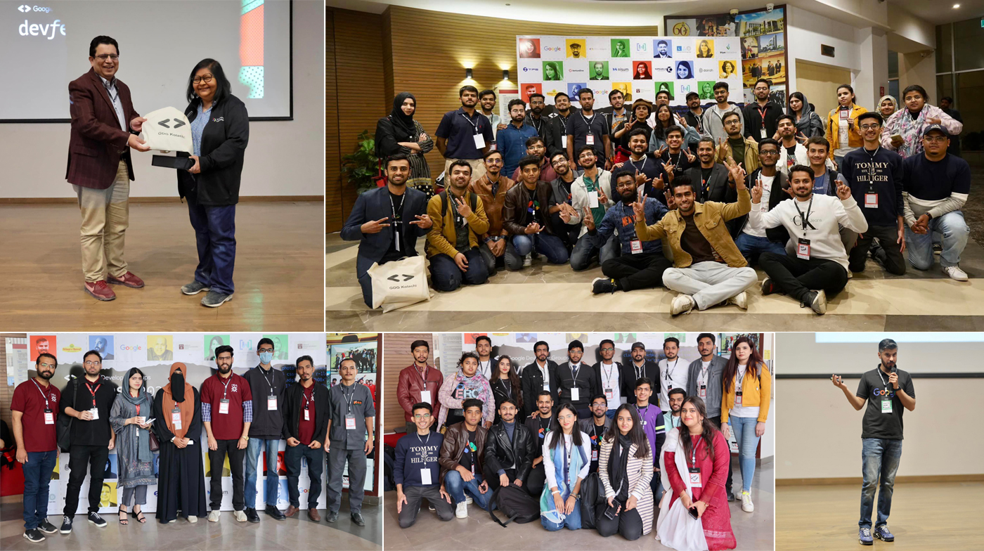 IBA Karachi (SMCS) in collaboration with Google Developer Groups - GDG Kolachi hosted the DevFest Karachi 2022