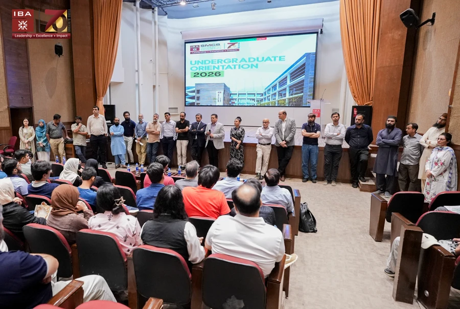 IBA-SMCS successfully hosted its Undergraduate Orientation 2026 on August 18, 2026