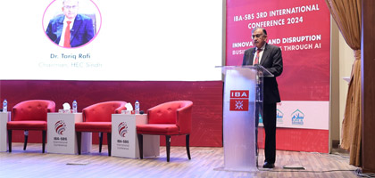 ‘Innovation and Disruption: Business Success Through AI’ - IBA-SBS 3rd International Conference 2024