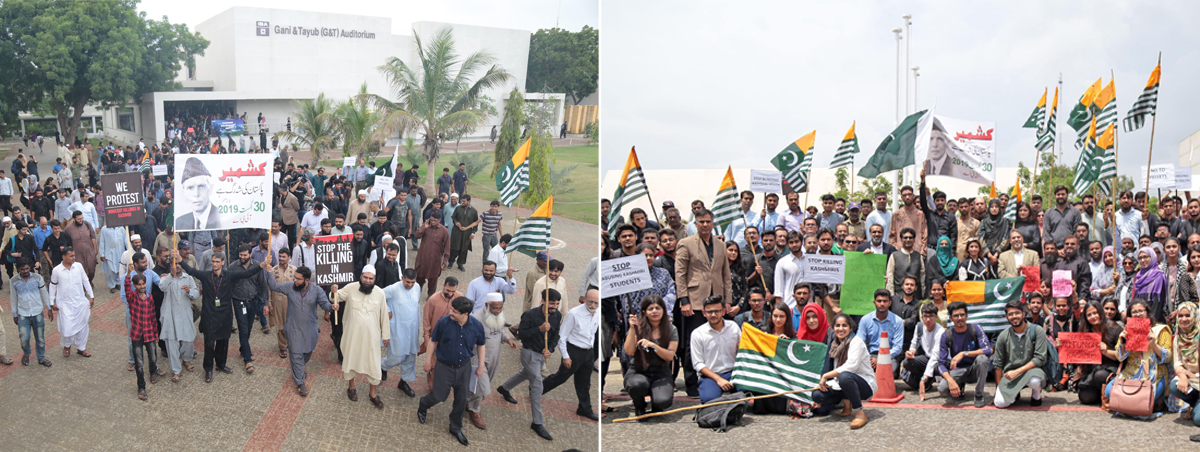 Kashmir Hour observed at the IBA, Karachi