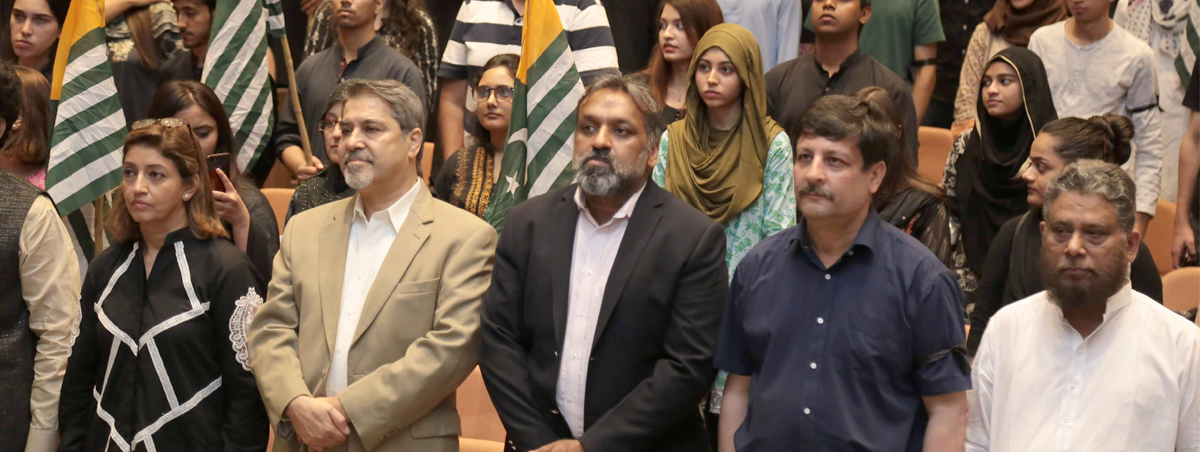 Kashmir Hour observed at the IBA, Karachi