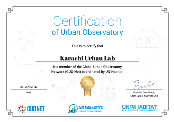 KUL becomes a certified member of the Global Urban Observatory Network coordinated by UN-Habitat