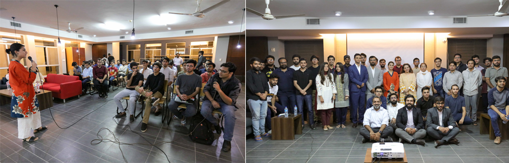 Mental well-being awareness session at the IBA boys hostel