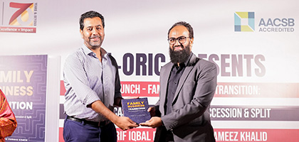ORIC Book Launch - Family Business Transition: Advice & Cases on Transition, Succession & Split