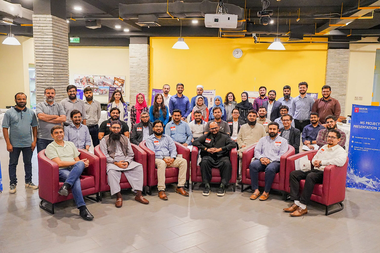 SMCS organizes MS project presentations for MSCS and MSDS programs