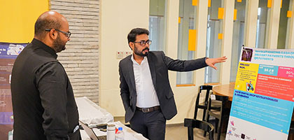 SMCS organizes MS project presentations for MSCS and MSDS programs