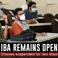 IBA Karachi Campuses Remain Open, Classes Suspended for 2 Days 