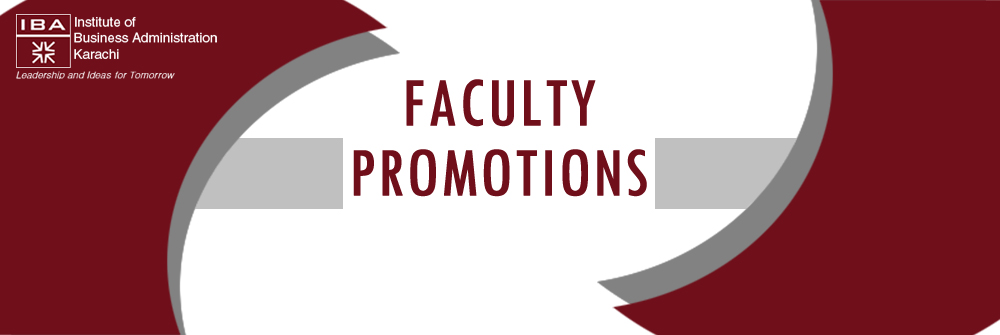 Faculty Promotions