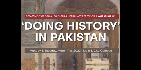 Workshop on 'Doing History' in Pakistan